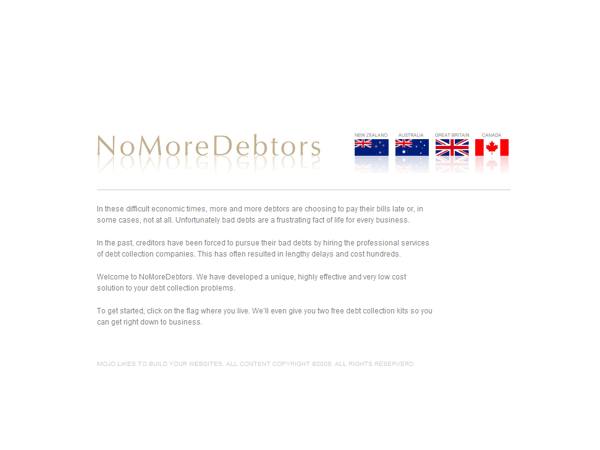 nomoredebtors.com